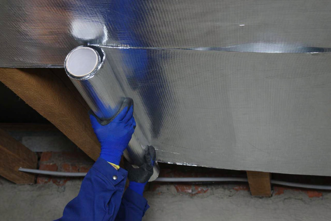 Vapor barrier installation